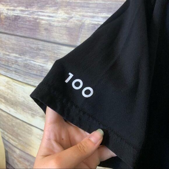 Peloton‎ Shirt size Medium Bike Century T-Shirt Black Tee 100 Rides M - Picture 4 of 6